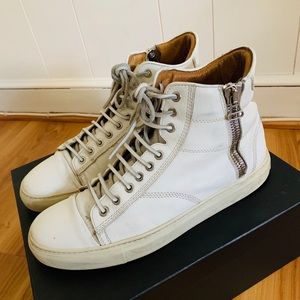 Wings + Horns
Leather High Top Sneakers